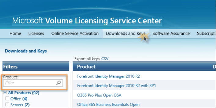 VLSC: Como Acessar O Microsoft Volume Licensing Service Center | WRPD